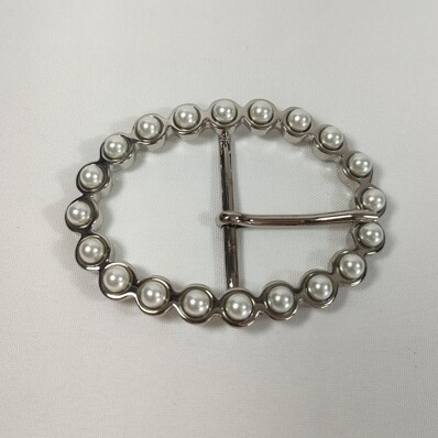 Boucle Nantes perles argent
